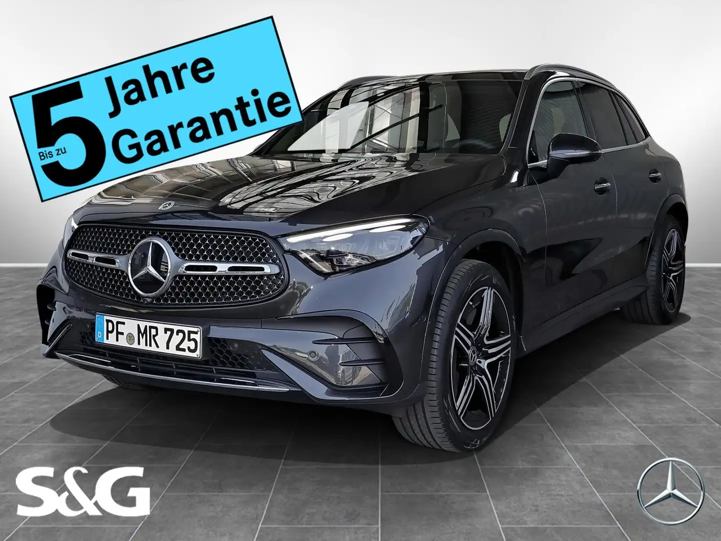 Mercedes-Benz GLC 300 d 4M AMG MBUX+360°+DIG-LED+Pano+AHK+20" Grau - 1