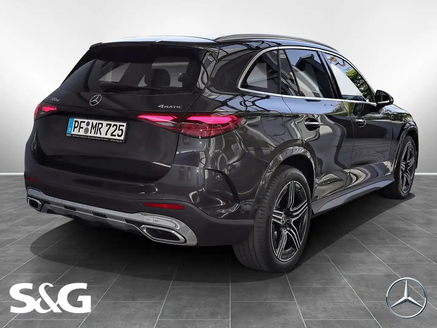 Mercedes-Benz GLC 300 d 4M AMG MBUX+360°+DIG-LED+Pano+AHK+20" Grau - 2