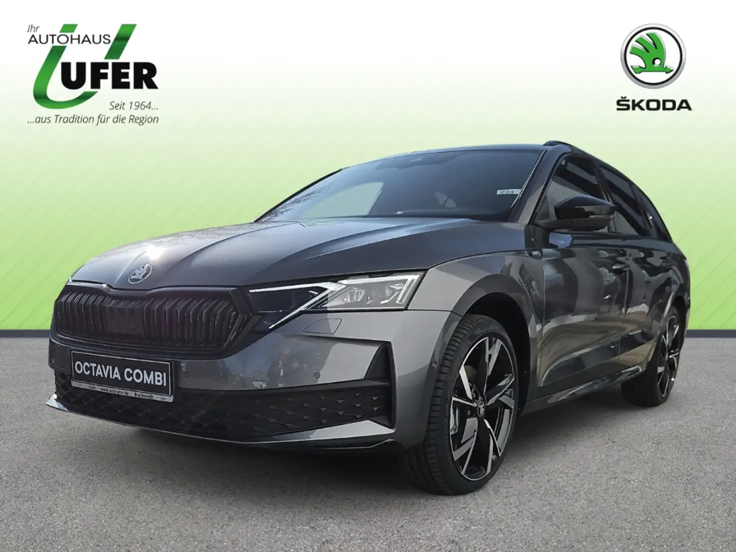 Skoda Octavia Combi Sportline Standheizg. Canton AHZV Grigio - 1