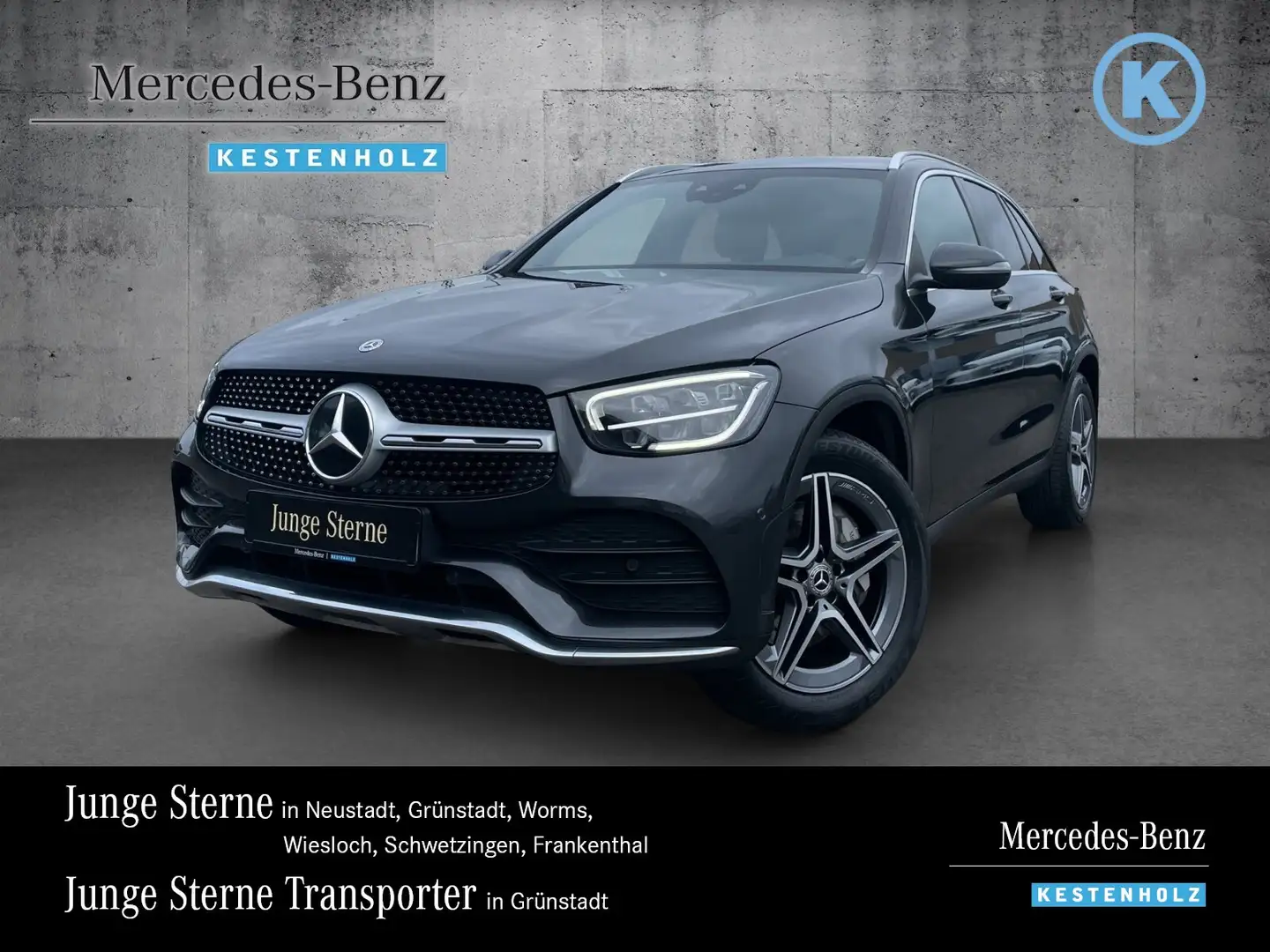 Mercedes-Benz GLC 300 GLC 300 4M AMG+DISTRO+HUD+KAMERA+MEMO+EASYP+AMBI Gris - 1