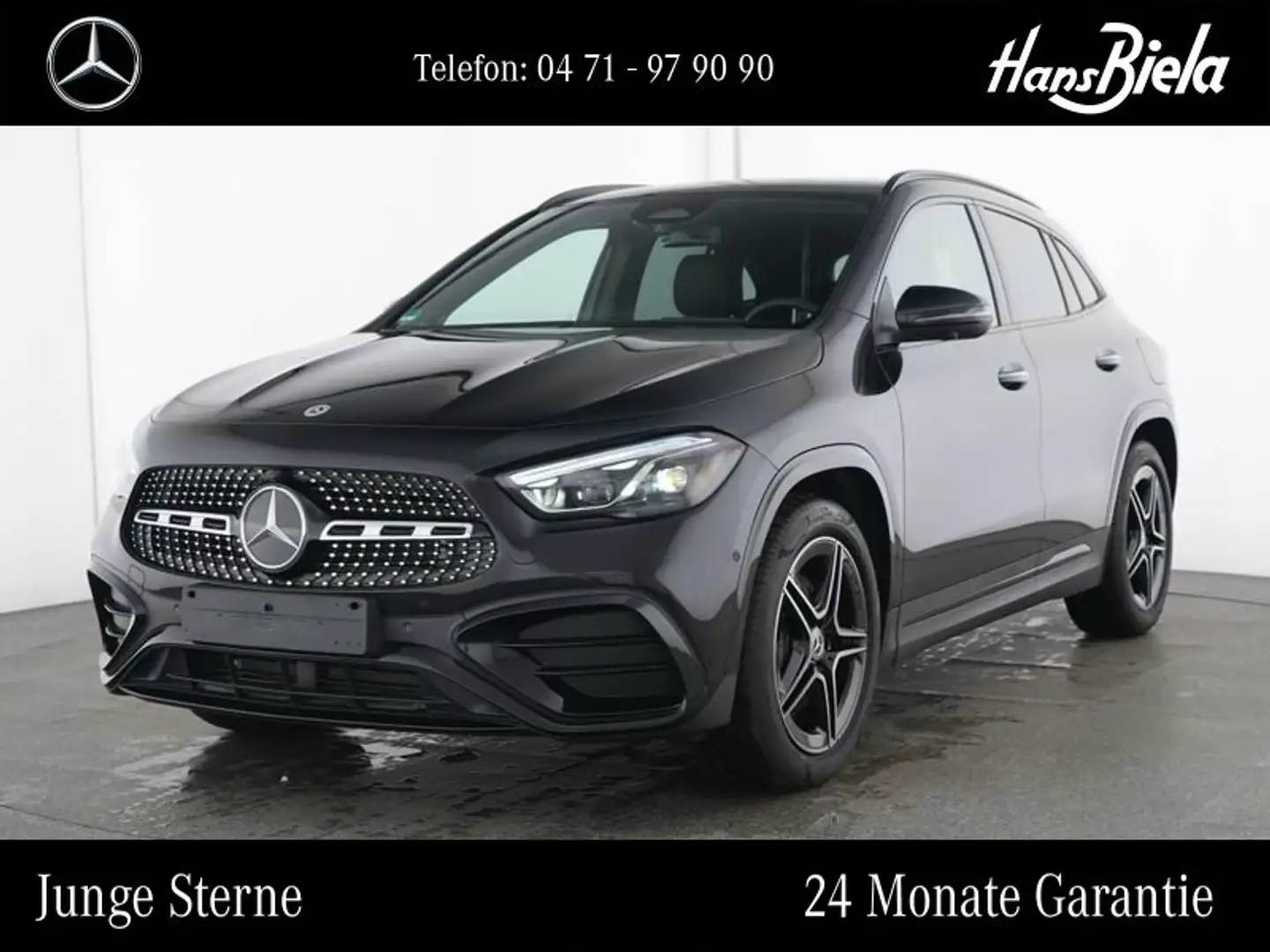 Mercedes-Benz GLA 220 GLA 220 4M AMG/Prem+/Night/Pano/Bur/Multi/AHK PSD Schwarz - 1