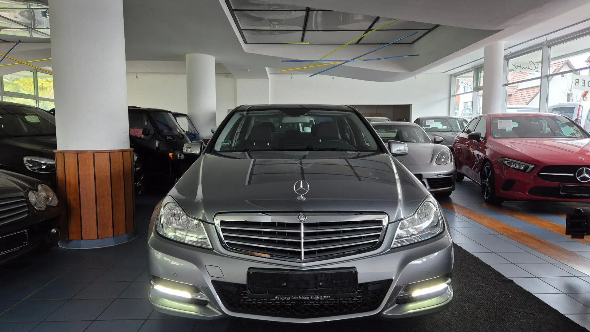 Mercedes-Benz C 180 CGI/BT/Klimaaut/MFL/SHZ/Temp/Top Zustand Silber - 2
