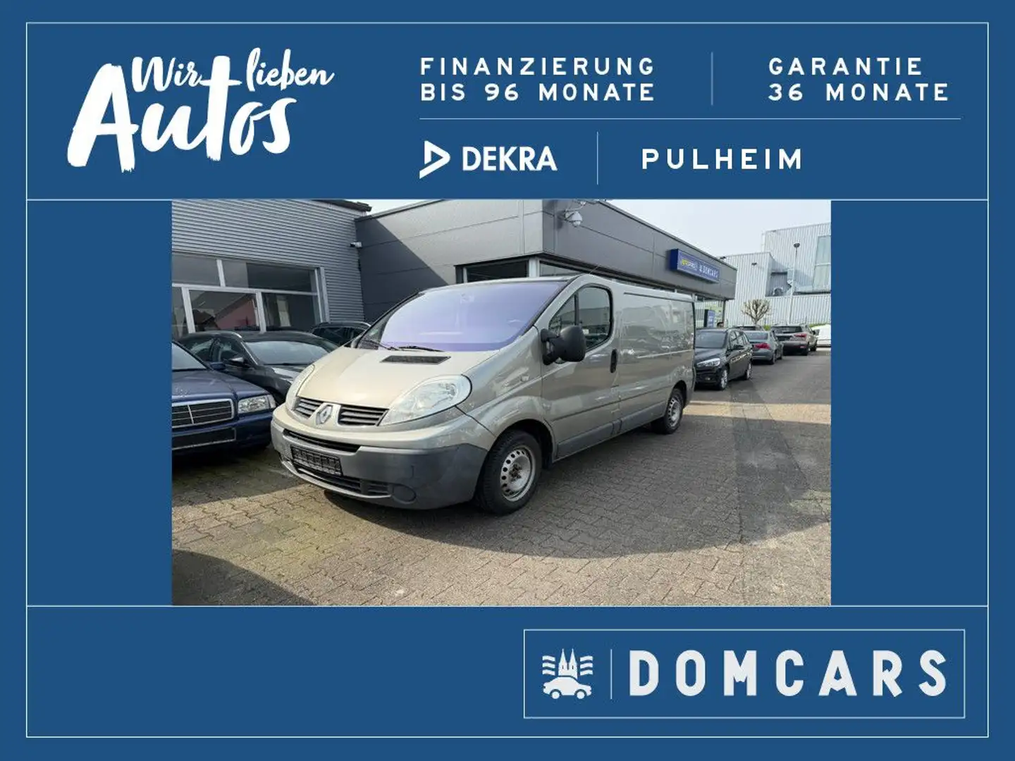 Renault Trafic Kasten L1H1 2,7t/AHK/2 SITZER/SERVO/ Grau - 1