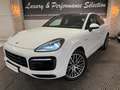 Porsche Cayenne COUPE E-HYBRID 462Ch Platinum Edition - 33000km - 1°main - Origine Monaco Blanc - thumbnail 1