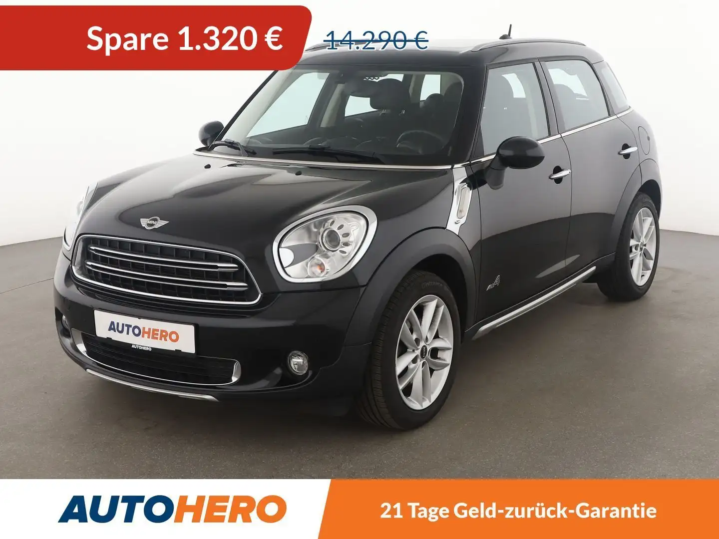 MINI Cooper D Countryman Cooper D ALL4 *NAVI*TEMPO*PDC*PANO*SHZ* Schwarz - 1