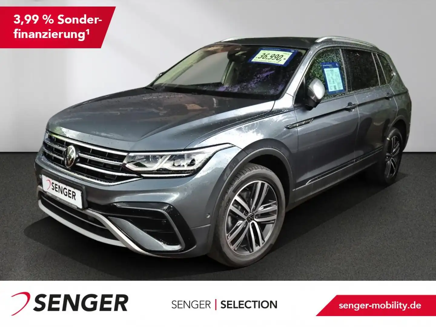 Volkswagen Tiguan Allspace 2.0 TDI Elegance 4M Navi Matrix Grau - 1