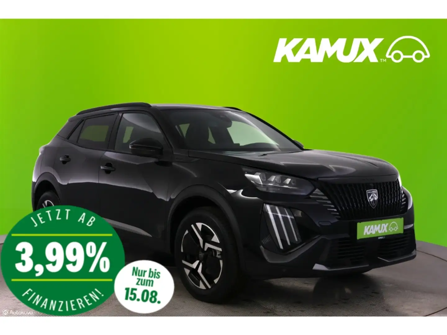 Peugeot 2008 1.2PureTech Aut.GT+LED+NAVI+KAMERA+SHZ Schwarz - 1