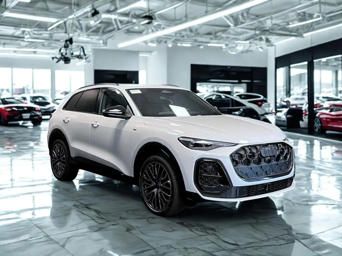 Audi Q5 TDI 150 kW mHEV+ S tronic quattro S line edition Blanco - 2