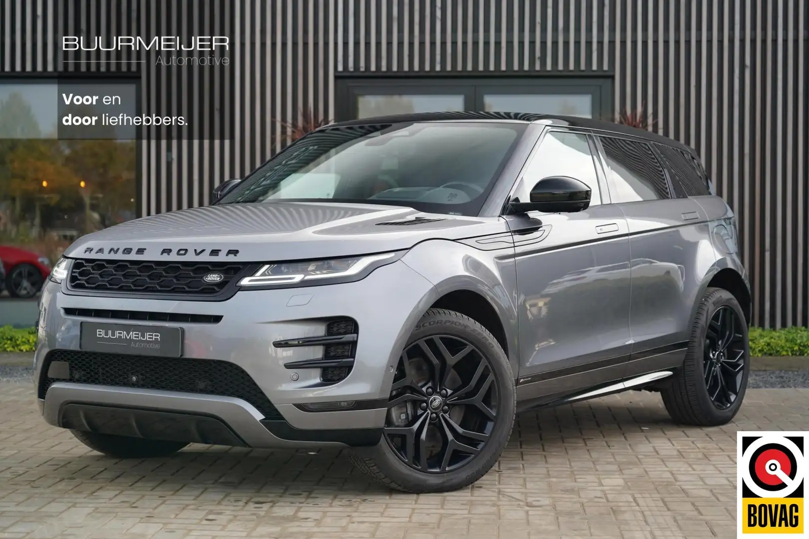 Land Rover Range Rover Evoque 1.5 P300e AWD R-Dynamic HSE | Dealer onderhouden | Grijs - 1