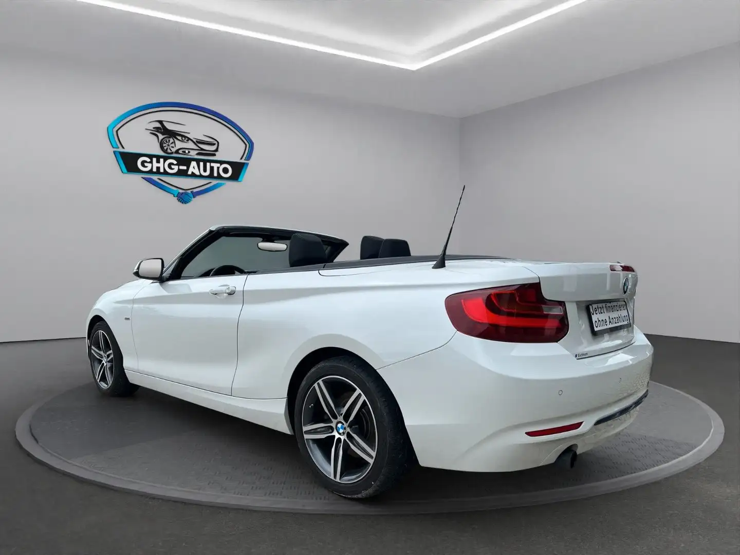 BMW 220 i Cabrio Sport Line AUT*1.HAND*TÜV NEU Alb - 2