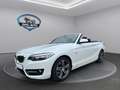 BMW 220 i Cabrio Sport Line AUT*1.HAND*TÜV NEU Alb - thumbnail 1