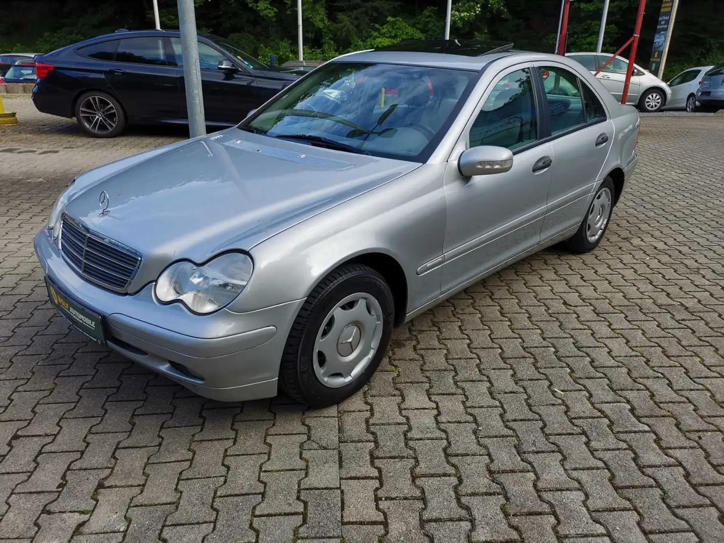 Mercedes-Benz C 180 C 180 Schiebedach 2 Hand ,Preis inkl Neu Tüv Silver - 1