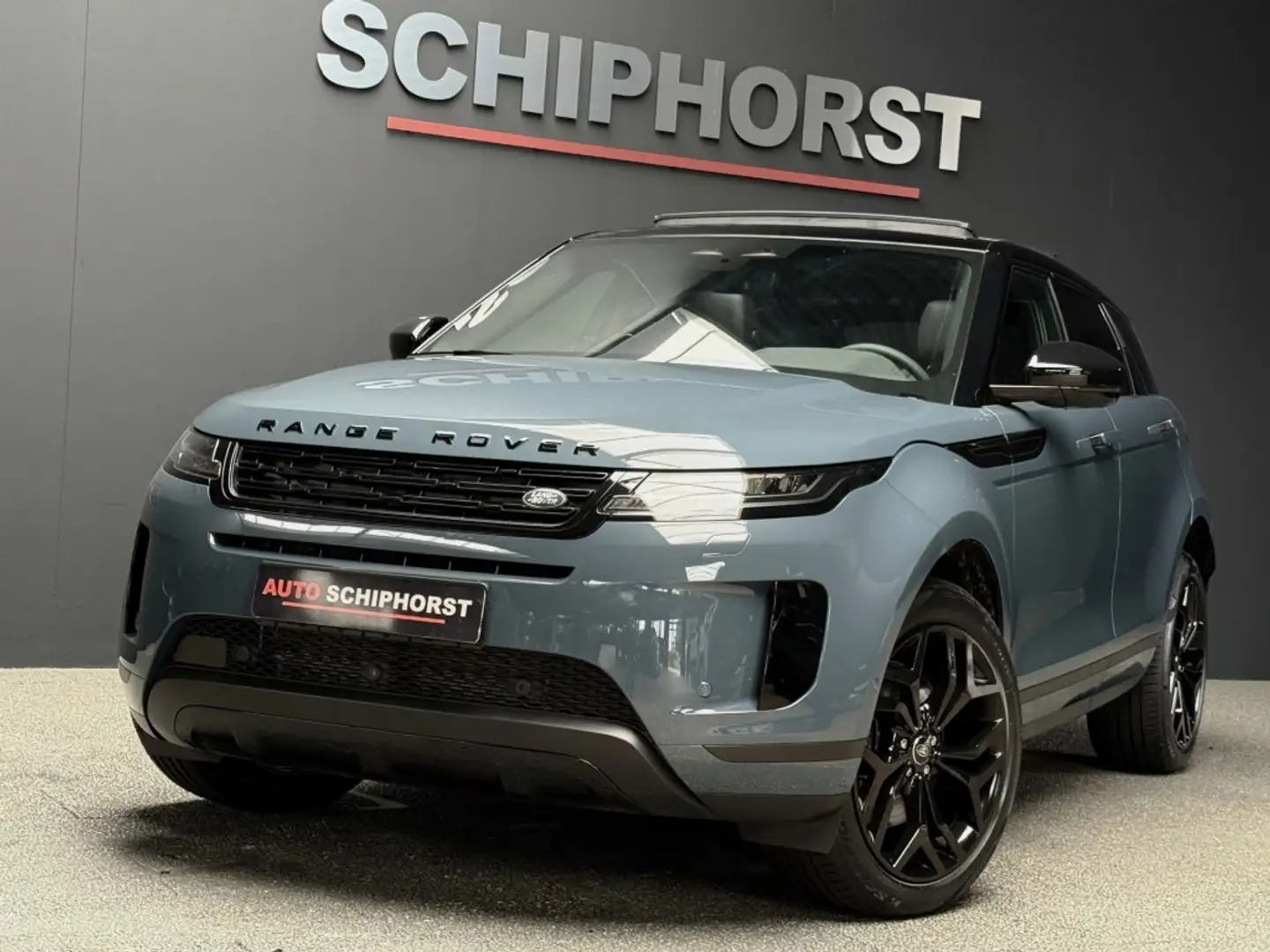 Land Rover Range Rover Evoque P300/P270e Black Pack Pan/schuifdak ACC stuur/stoe Blauw - 1