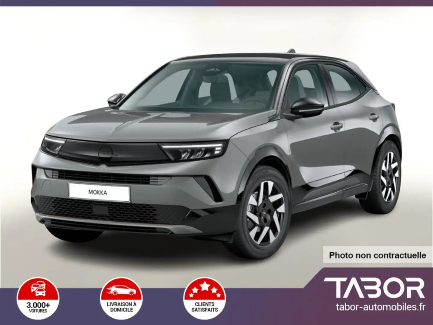 Opel Mokka 1.2 130 AT8 Cam PDC 17p Gris - 1
