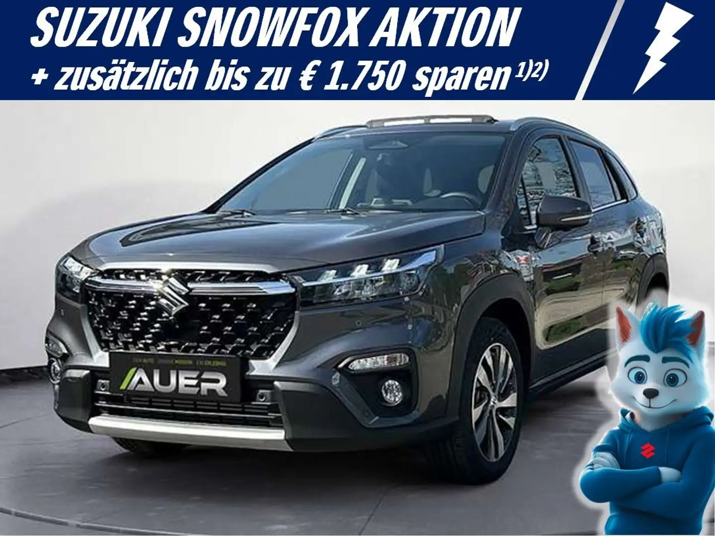 Suzuki S-Cross 1,4 Hybrid ALLGRIP flash | ab 28.040,- Grau - 1