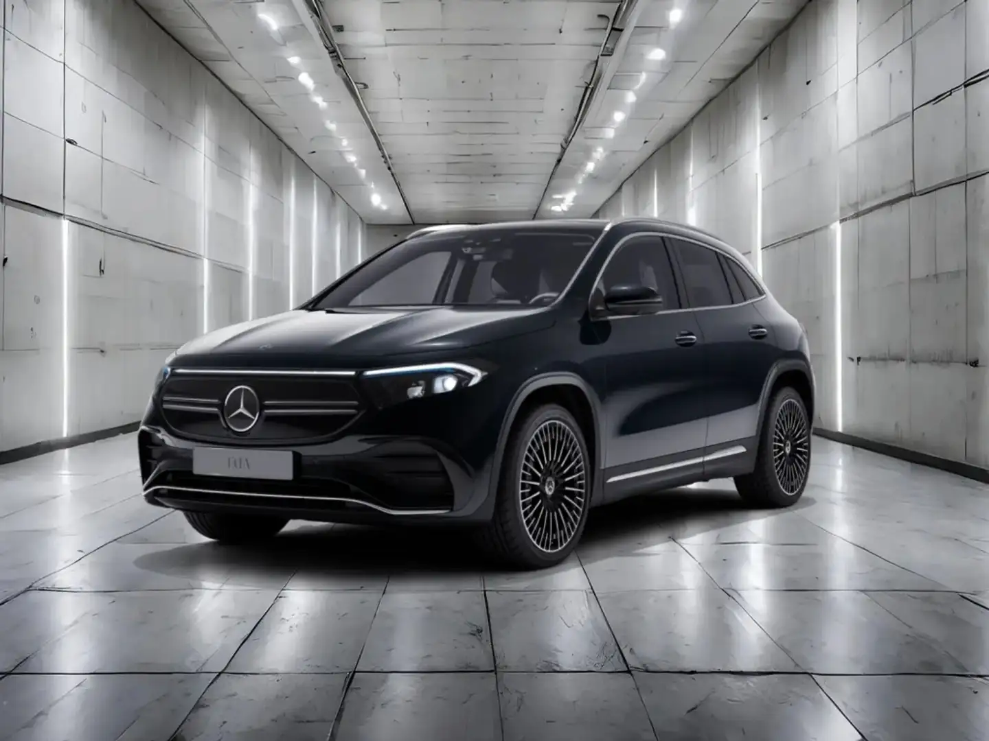 Mercedes-Benz EQA 250 + AMG+PANO-DACH+360KAM+DISTRONIC+AMBIENTE Schwarz - 1
