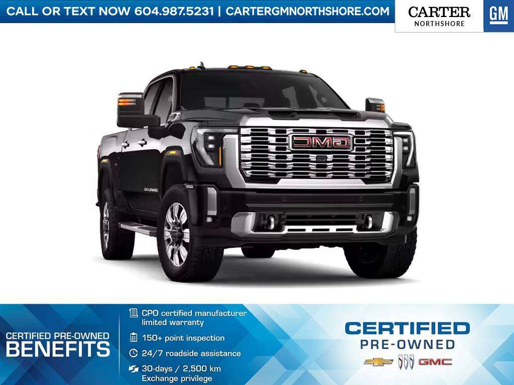 Black 2024 GMC Sierra 3500HD Pickup Truck Four-Wheel Drive Automatic