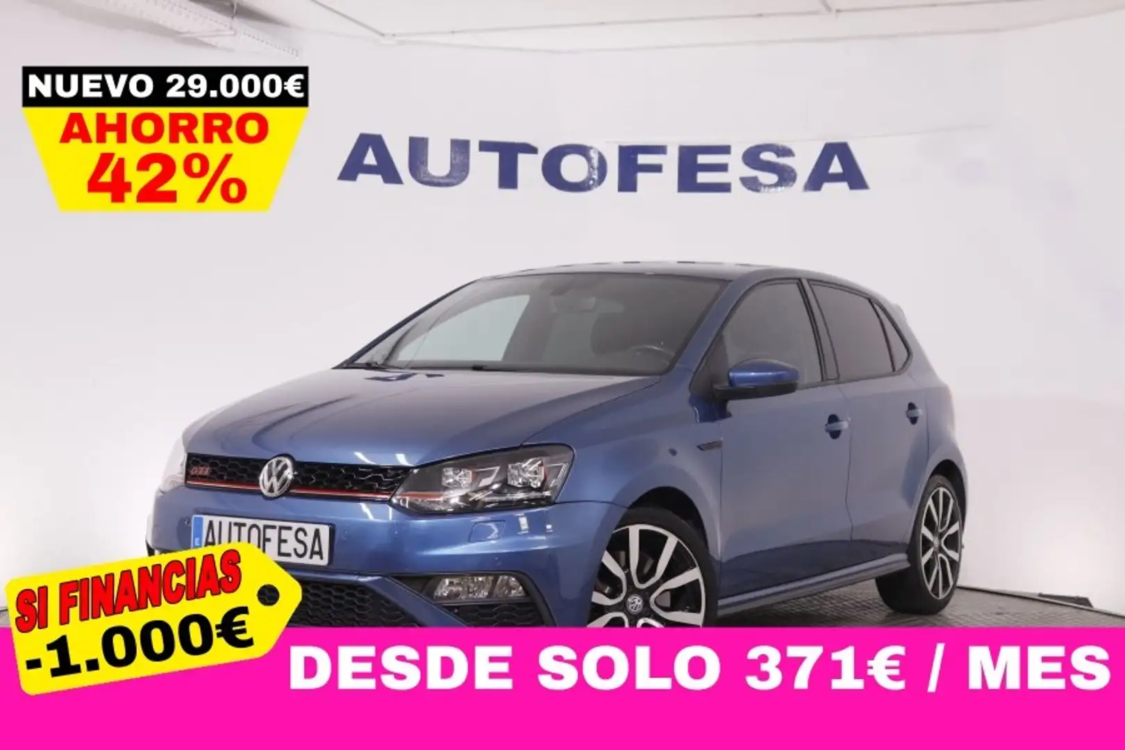Volkswagen Polo GTI 1.8 TSI 192CV DSG AUTO 5P #NAVY,PARKTRONIC,CAM - 1