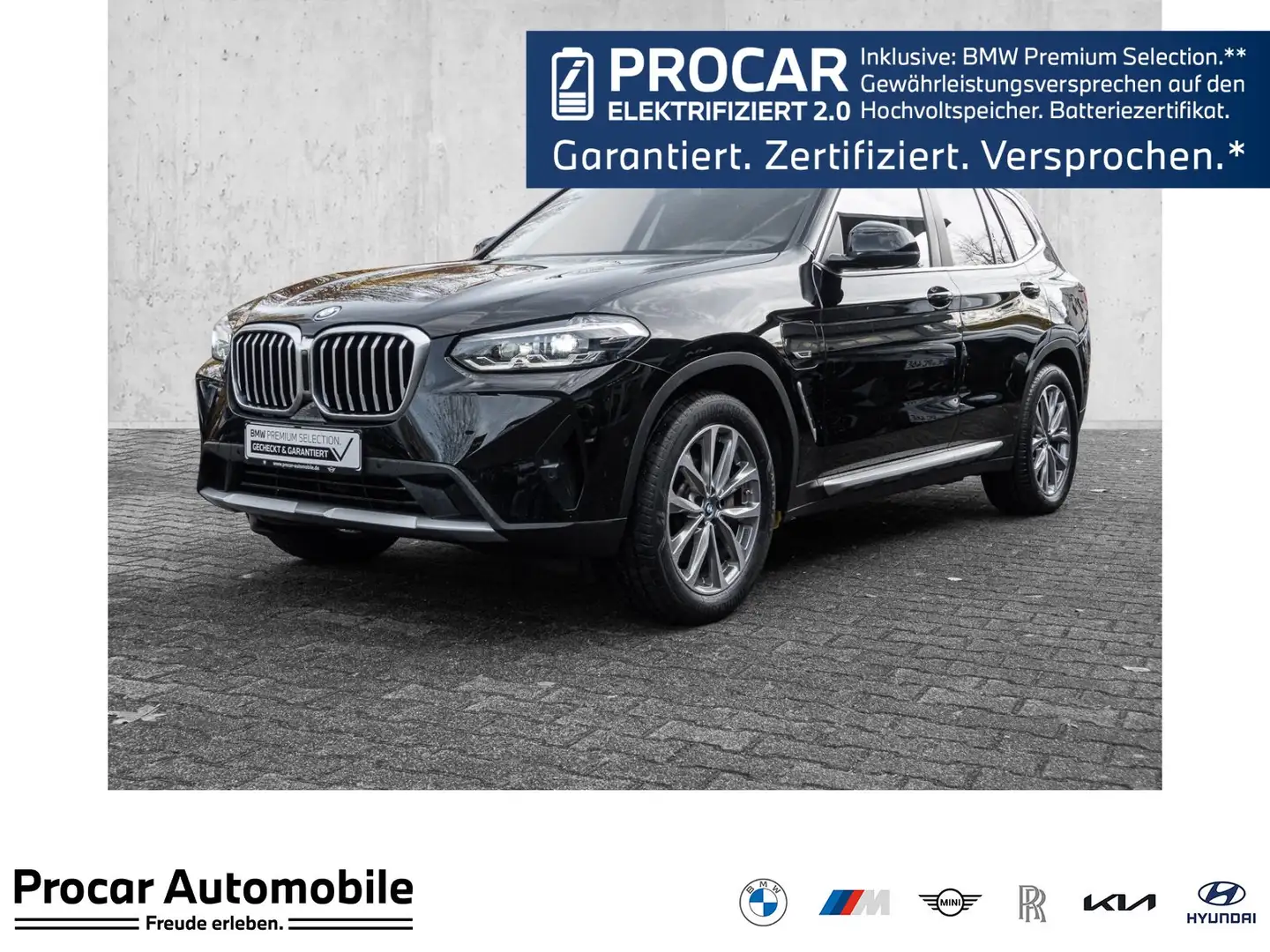 BMW X3 xDrive30e HYBRID Aut. LED+HiFi+KAMERA+NAVI+19"+AN Schwarz - 1