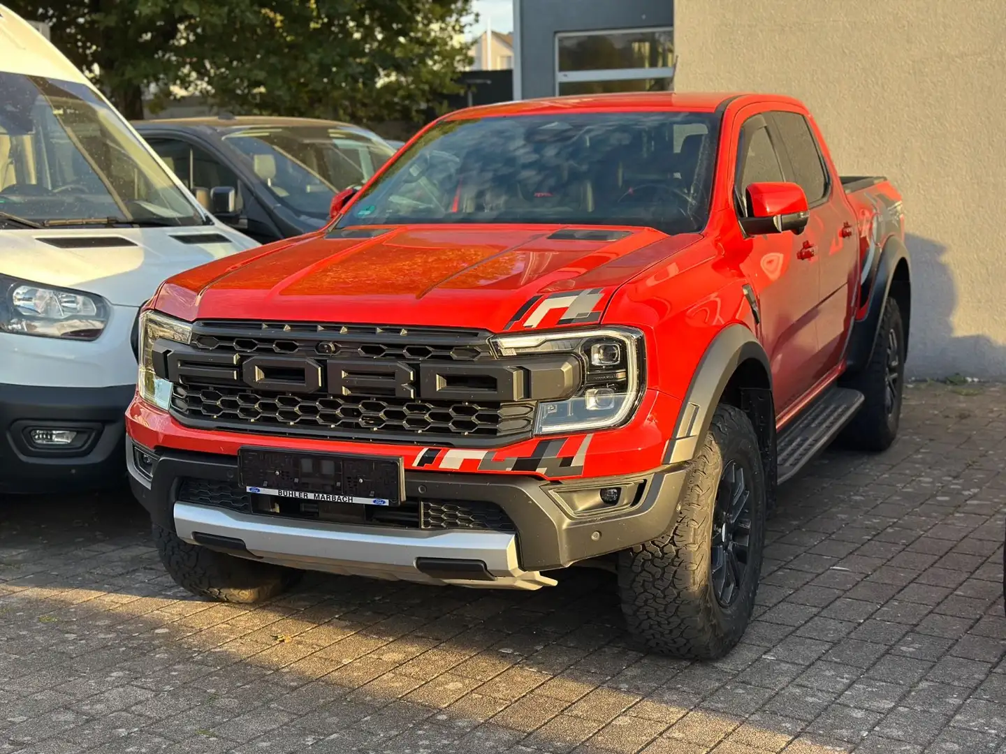 Ford Ranger Raptor Ranger Raptor e-4WD 3.0 V6 #AHK #ACC #B&O #LED Naranja - 1