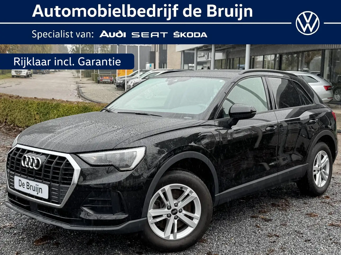 Audi Q3 45 TFSI 245pk DSG Hybrid S-Line int. (360 Camera,V Zwart - 1