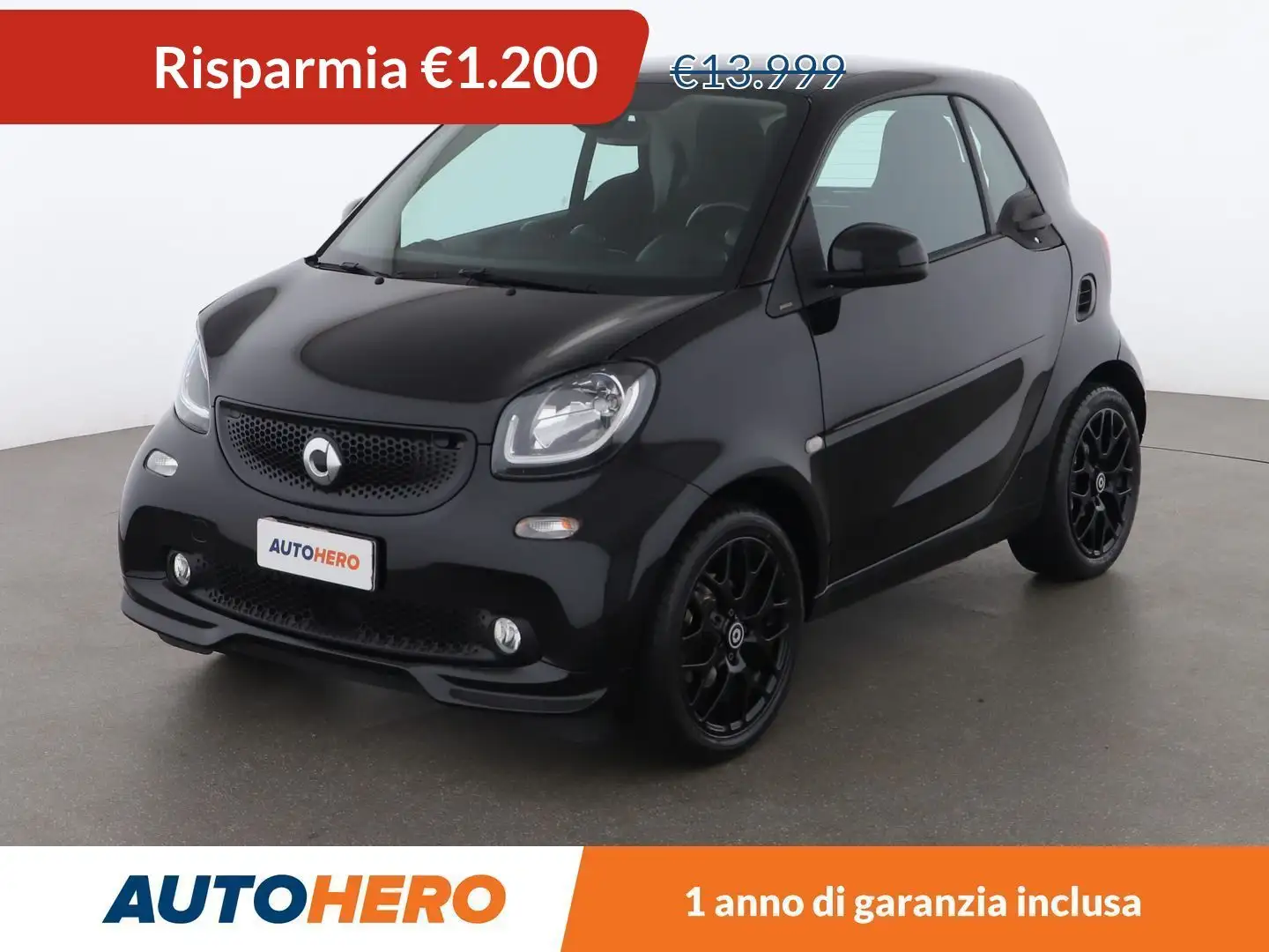 smart forTwo 1.0 Passion 70 CV twinamic Nero - 1