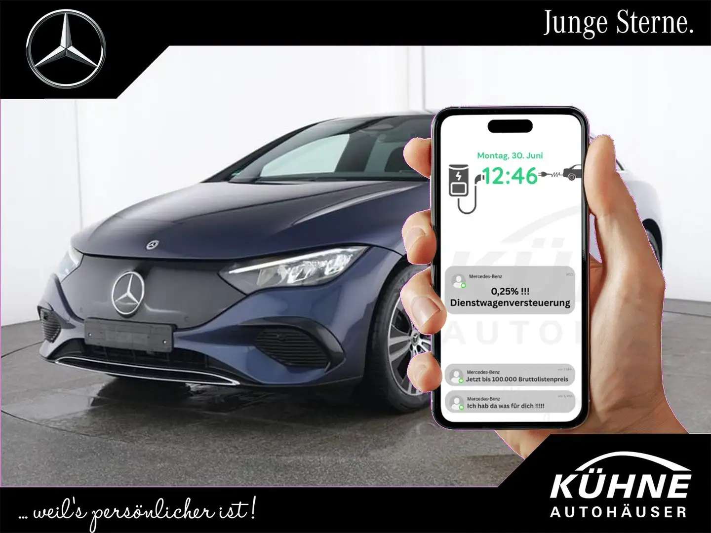 Mercedes-Benz EQE 300 Electric Art Advanced Plus + ServiceCare Blau - 1