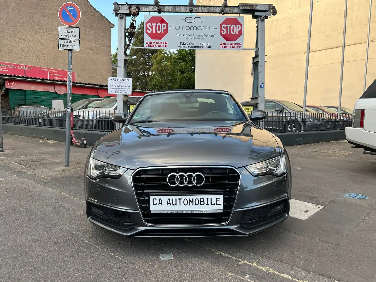 Audi A5 Cabriolet 2.0 TDI*S-Line*ACC*Lane Assist*Xeno Gris - 2