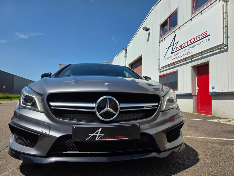 Mercedes-Benz CLA 45 AMG 4-Matic Pano/MemoryKeyless/Sport seats/Cognac leder/Camera — photo 7
