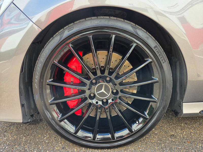 Mercedes-Benz CLA 45 AMG 4-Matic Pano/MemoryKeyless/Sport seats/Cognac leder/Camera — photo 8
