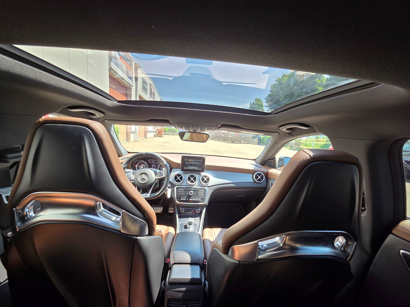 Mercedes-Benz CLA 45 AMG 4-Matic Pano/MemoryKeyless/Sport seats/Cognac leder/Camera — photo 2
