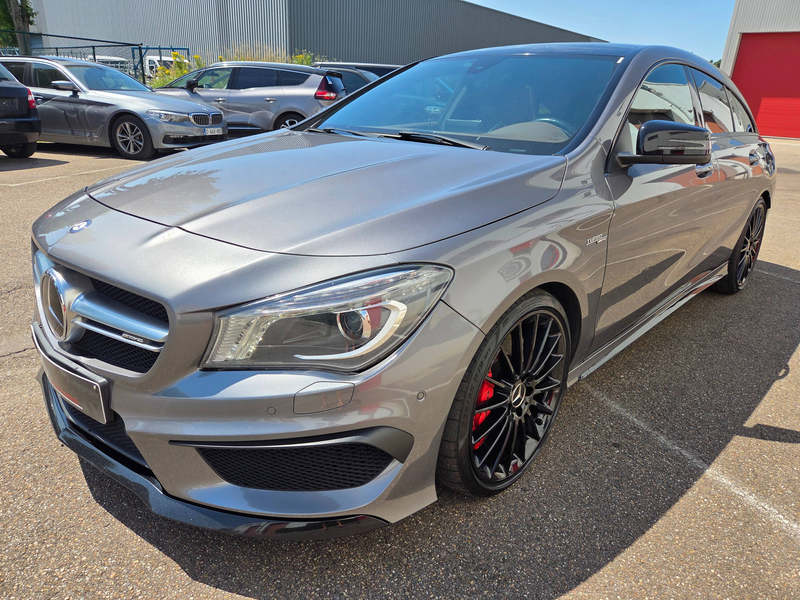 Mercedes-Benz CLA 45 AMG 4-Matic Pano/MemoryKeyless/Sport seats/Cognac leder/Camera — photo 5