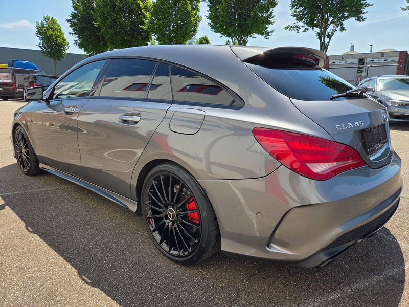 Mercedes-Benz CLA 45 AMG 4-Matic Pano/MemoryKeyless/Sport seats/Cognac leder/Camera — photo 9