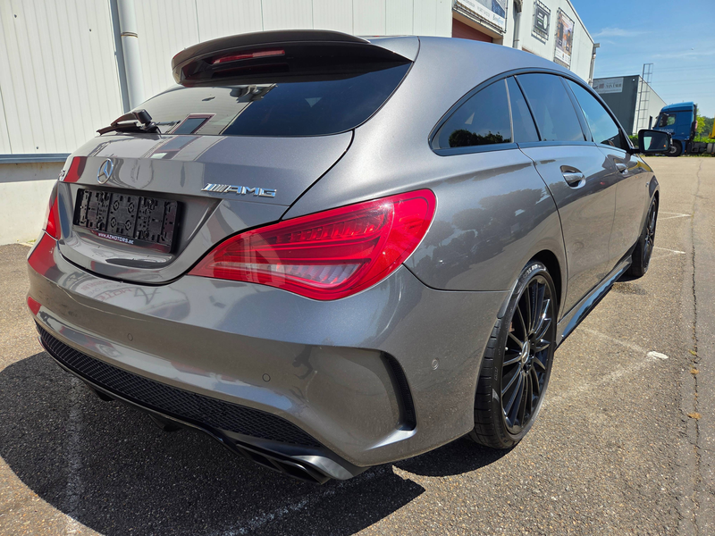 Mercedes-Benz CLA 45 AMG 4-Matic Pano/MemoryKeyless/Sport seats/Cognac leder/Camera — photo 15