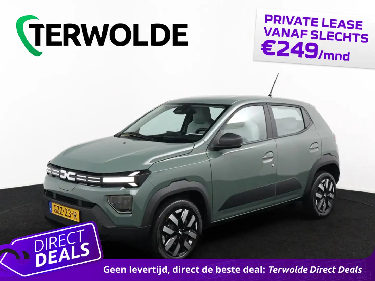 Dacia Spring Expression 65 | DC Snel lader 30 KW | Camera | Air Groen - 1