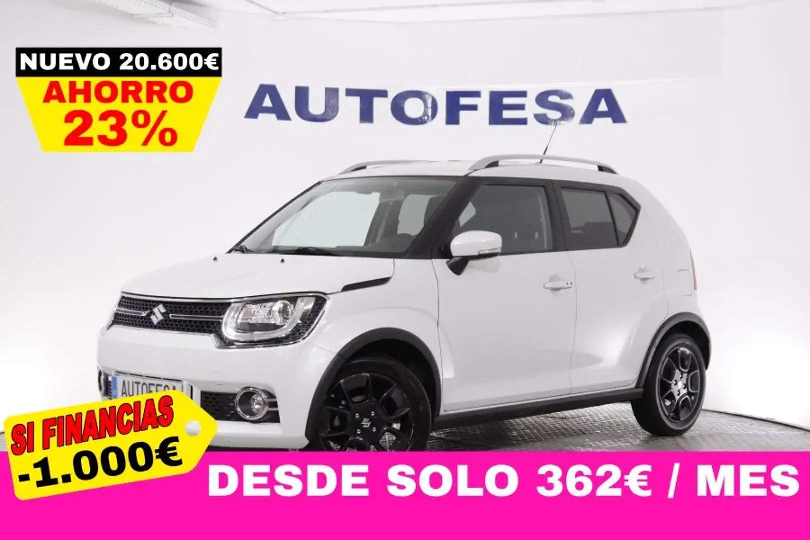 Suzuki Ignis 1.2 HYBRID GLX 4WD 83cv 5P # NAV7 Blanco - 1