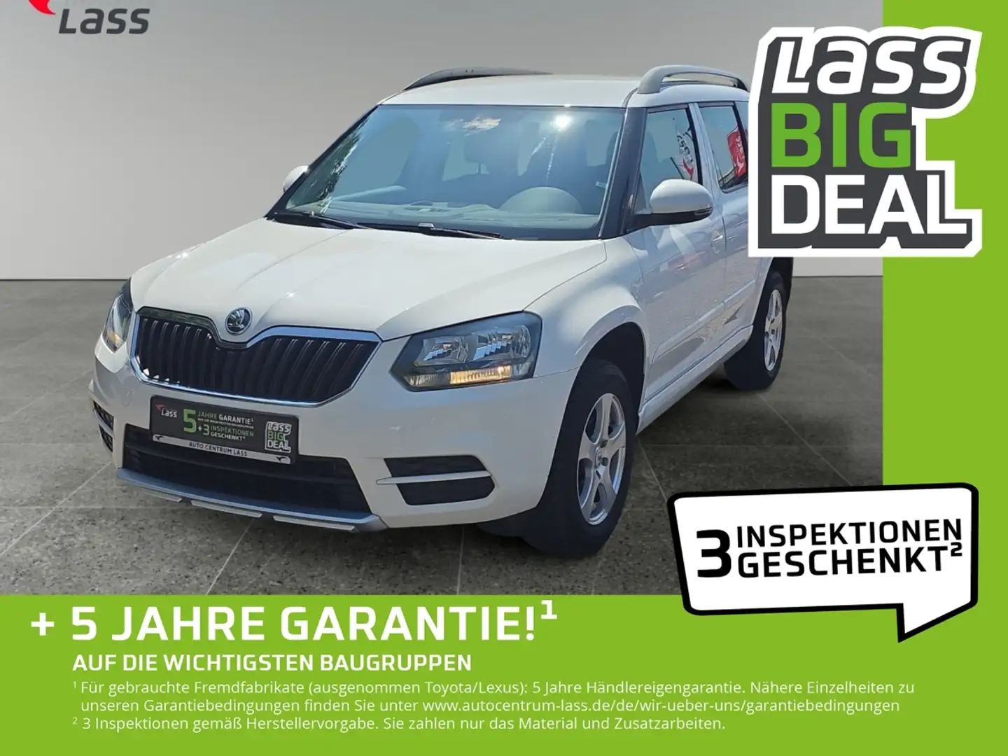 Skoda Yeti 1.2 TSI Active PDC, LM-Felgen, WKR Blanc - 1