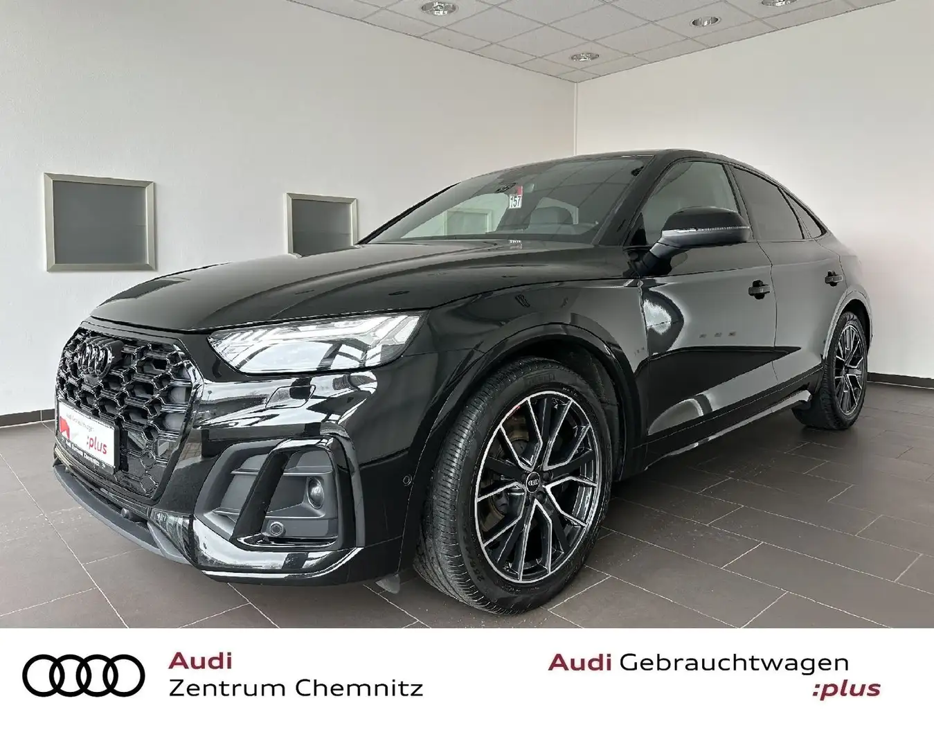 Audi SQ5 Sportback qu.tiptr. STHZG+AIR+360°+ALCANTARA Schwarz - 1