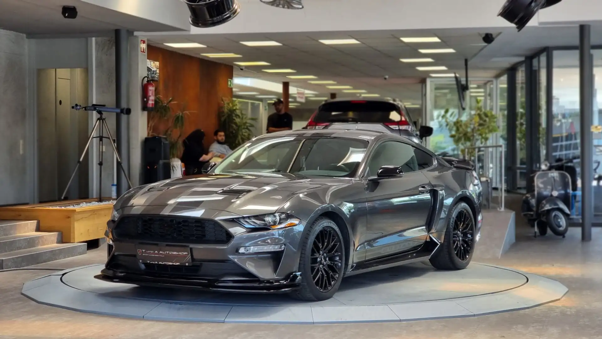 Ford Mustang 2,3 L EcoBoost fastback Aut. *Kamera*Navi*19Zoll* Grau - 1