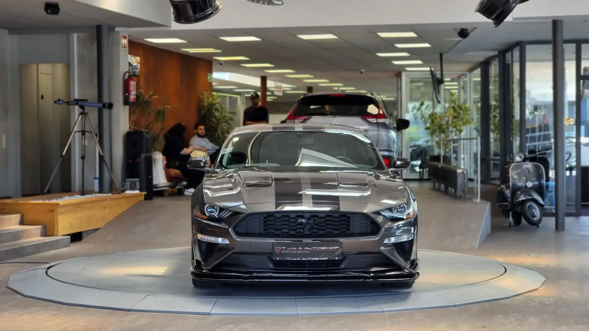 Ford Mustang 2,3 L EcoBoost fastback Aut. *Kamera*Navi*19Zoll* Grau - 2