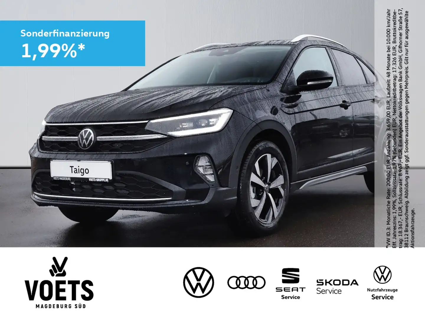 Volkswagen Taigo Style 1,0 l TSI OPF 85 kW (116 PS) 7-Gang-Doppe... Schwarz - 1