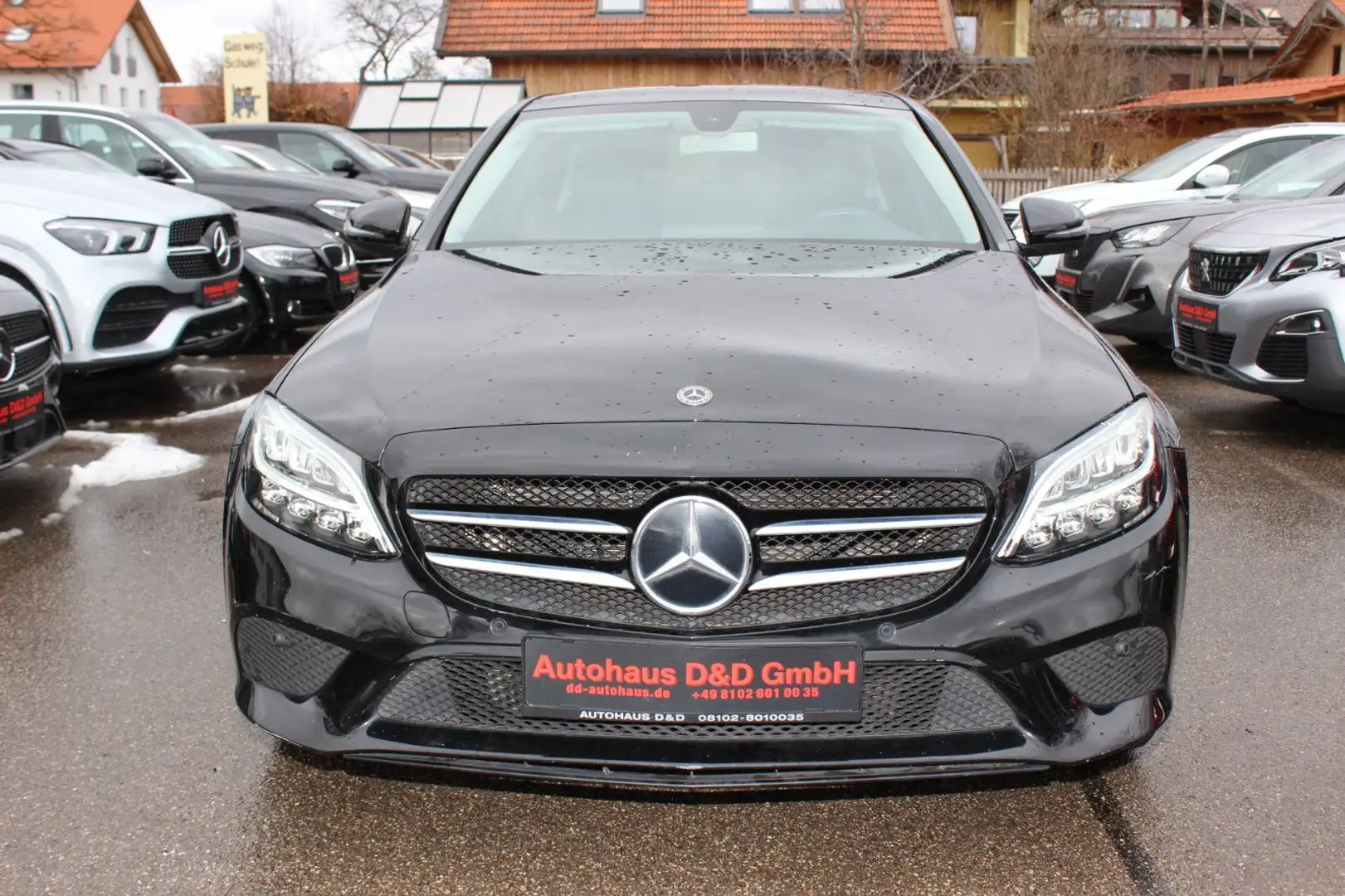 Mercedes-Benz C 200 d Limousine Avantgarde Pano RFK Schwarz - 2