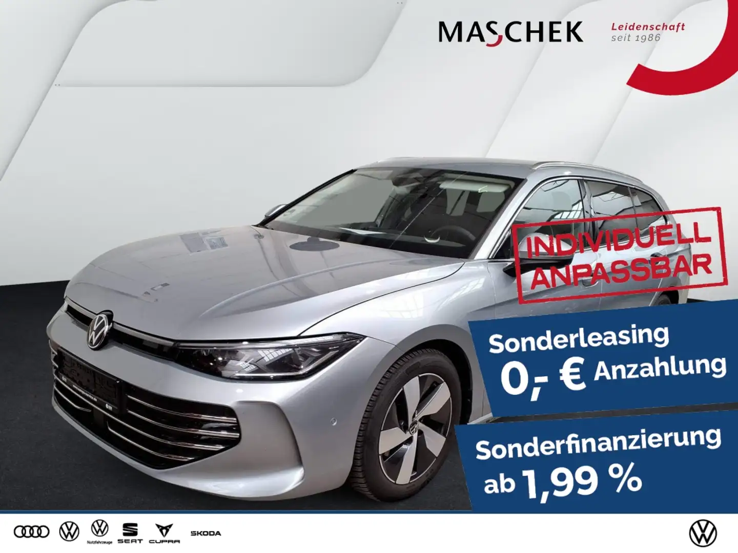 Volkswagen Passat Variant Elegance View 2.0 TDI DSG AHK Matrix Area View Len Silber - 1