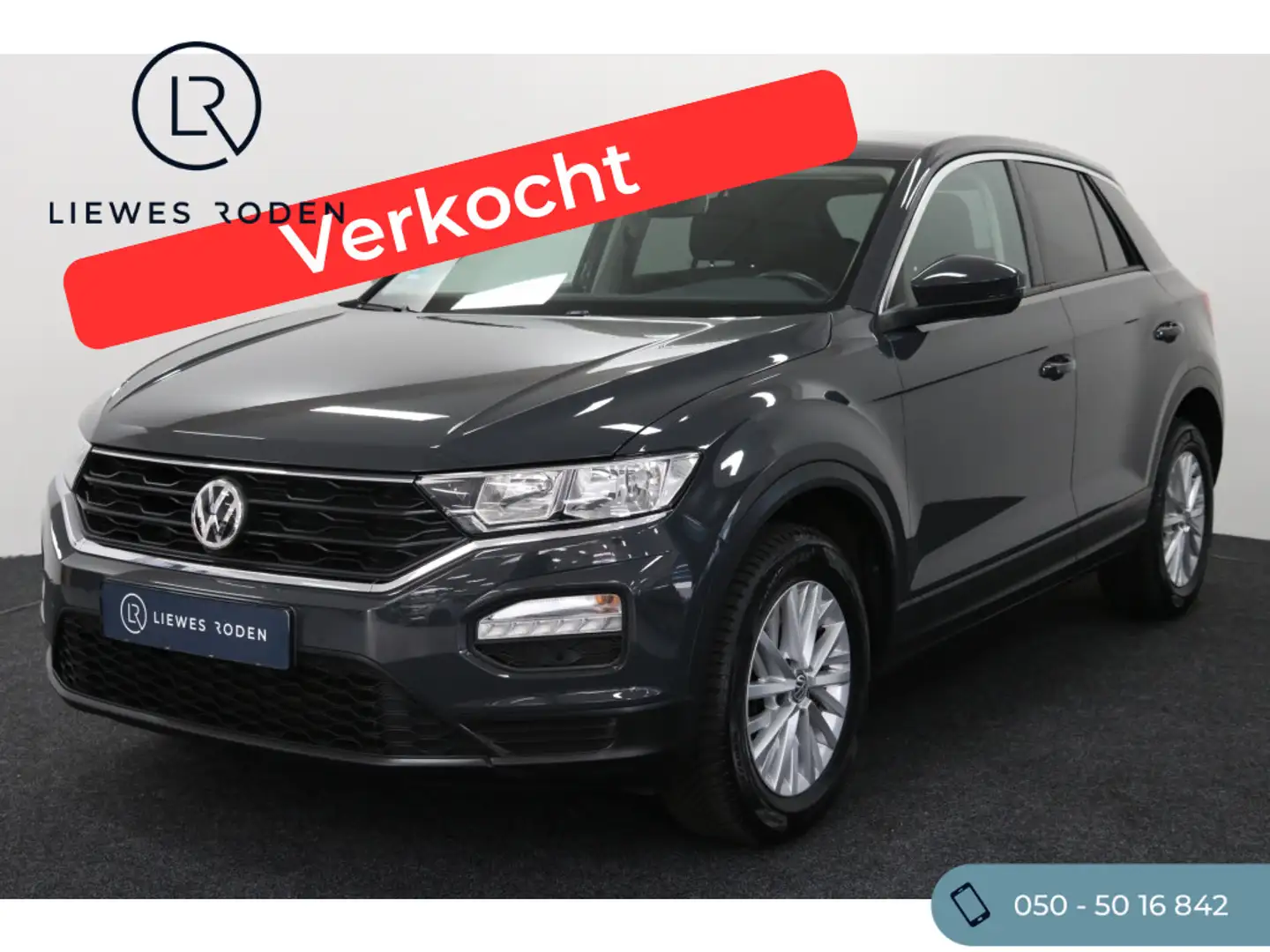 Volkswagen T-Roc 1.5 TSI Style (+ Trekhaak) Grijs - 1