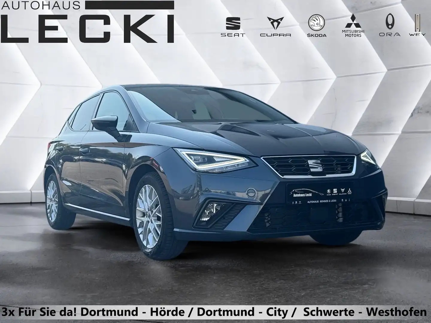 SEAT Ibiza FR 1.0 TSi DSG *ACC*F-LINK*KAMERA*LED*KESSY*PDC* Grau - 1