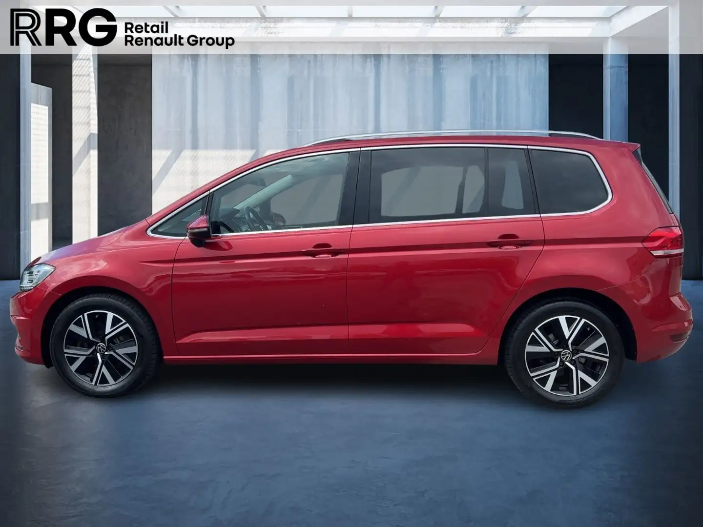 Volkswagen Touran 1.5 TSI Highline Automatik Piros - 2