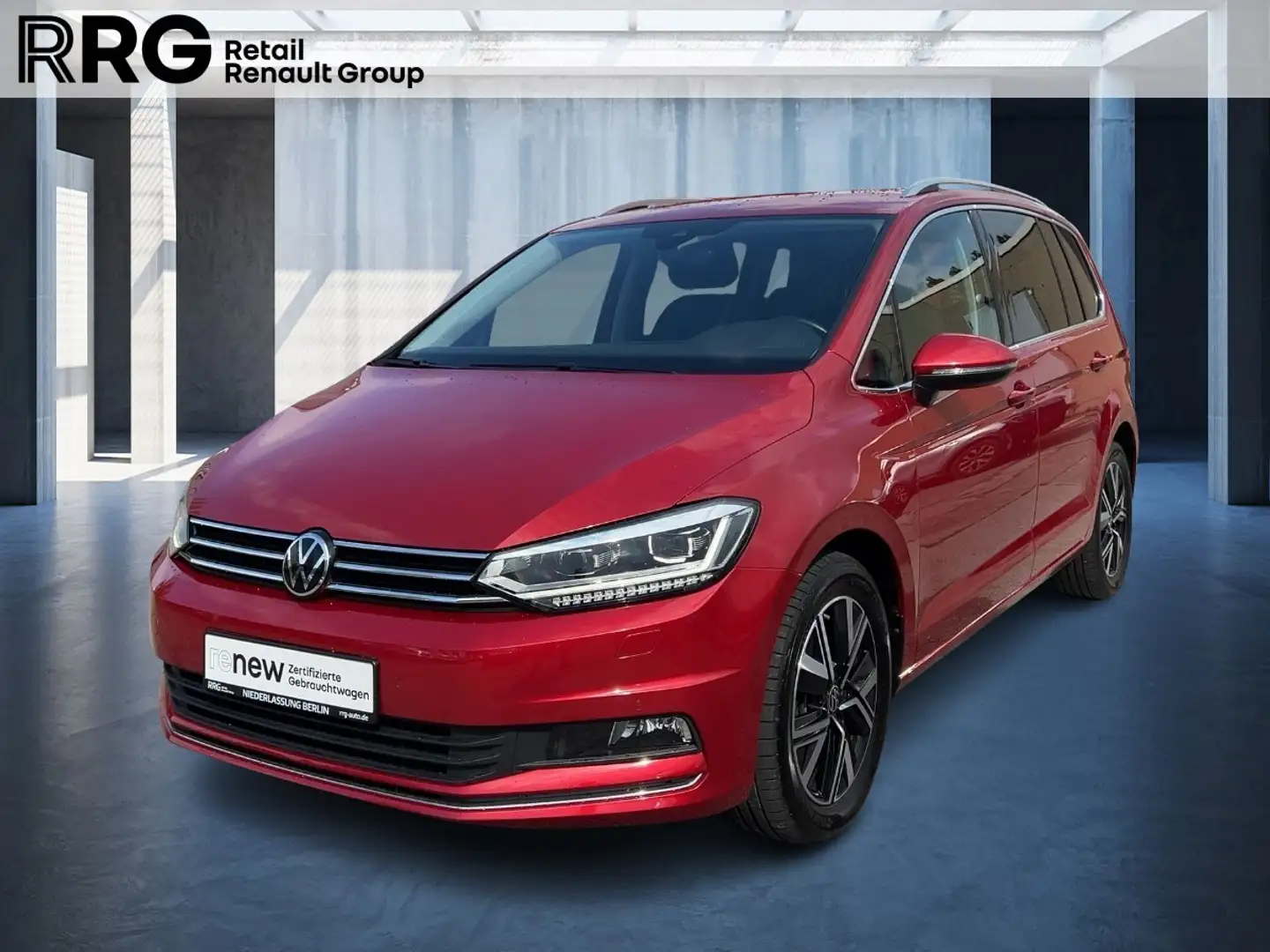 Volkswagen Touran 1.5 TSI Highline Automatik Piros - 1