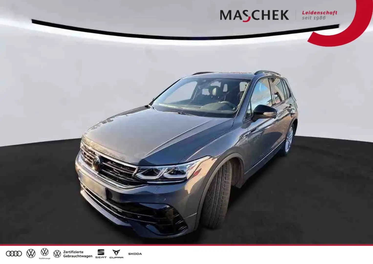 Volkswagen Tiguan R *Sonderleasing* Pano Leder Blackstyle LM21 Grau - 1