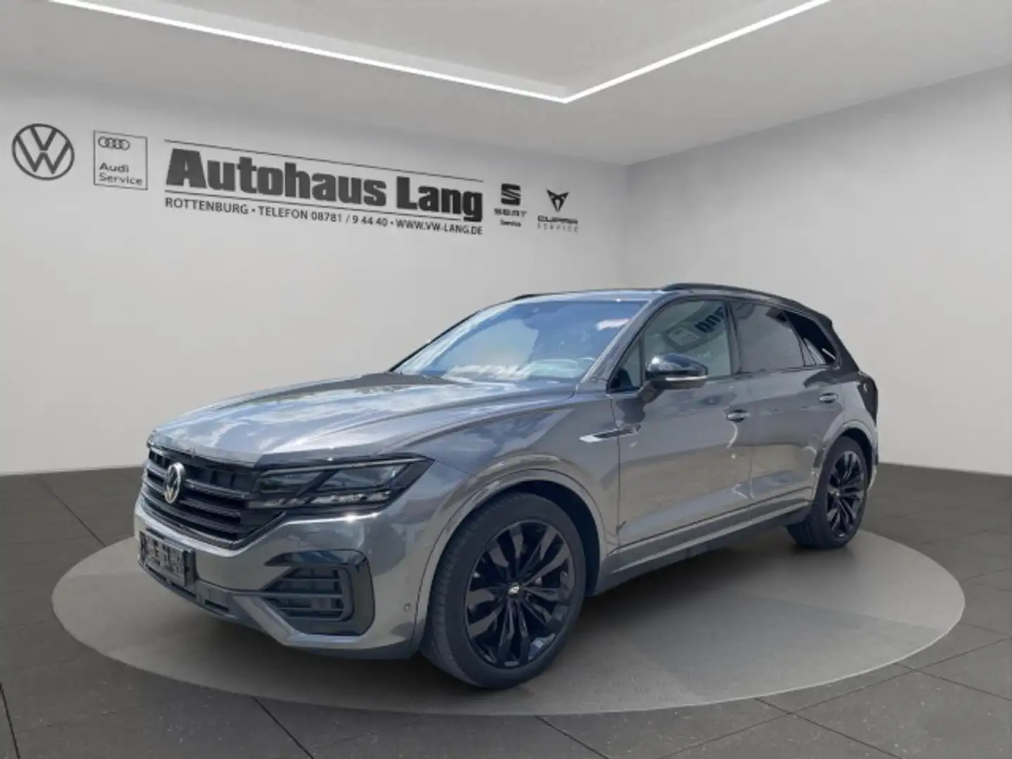 Volkswagen Touareg 3.0 V6 TDI R-Line 4Mo HUD Pano DYNAUDIO VOLL 8-fac Grau - 2