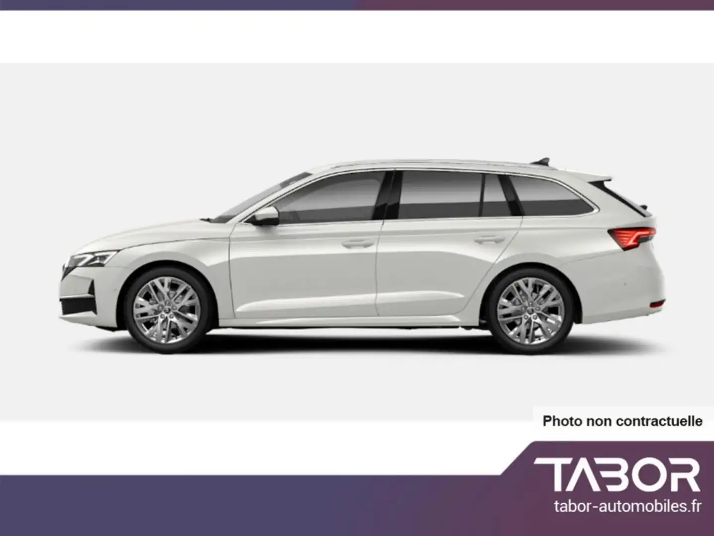 Skoda Octavia Combi eTSI 150 DSG Selec Canton Blanc - 2